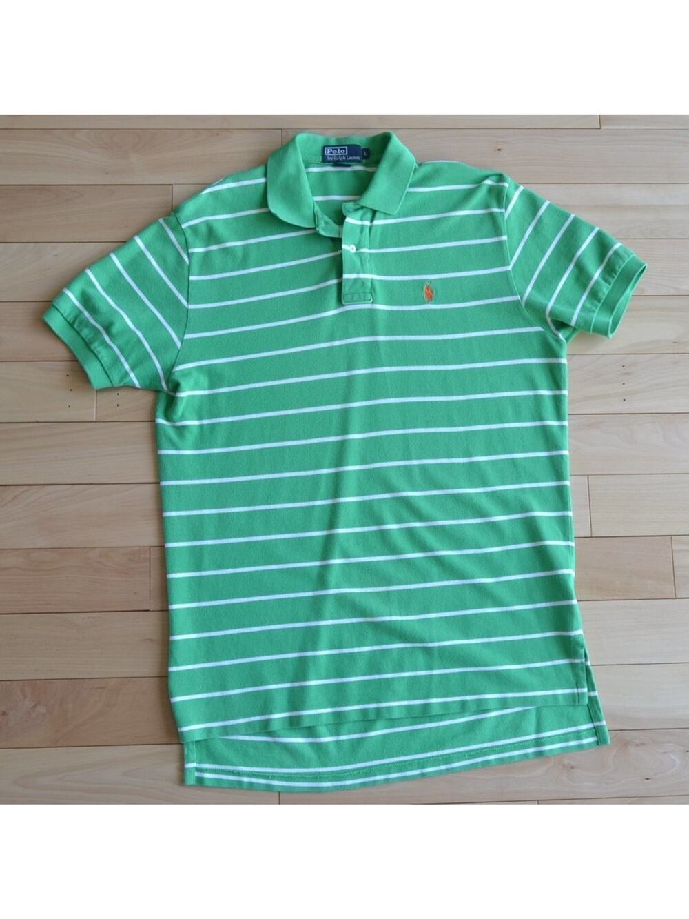 Polo Ralph Lauren Polo Shirt Striped Size L
